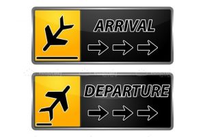 Arrival and departure
